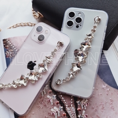 Case Transparente Cadena Piedras - ilovephone