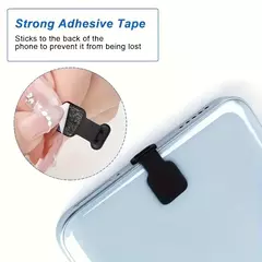 Tapon Anti-polvo Pin de Carga Autoadhesivo (x2 unid) - ilovephone