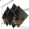 Espelho Decorativo Grande 100 Cm X 56 Cm Montado Dourado