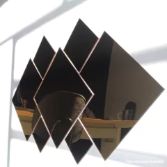 Espelho Decorativo Grande 100 Cm X 56 Cm Montado Dourado