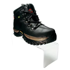 Expositor Para Calçados em Acrílico Cristal em 10 Cm - HPLASTICOS