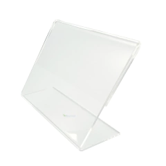 Display porta etiqueta de preço em acrílico cristal modelo L 8 Cm X 9 Cm na internet