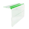 Display porta etiqueta de preço em acrílico cristal modelo G 5 Cm X 8 Cm