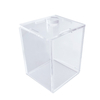Organizador De Cotonetes em Acrílico Cristal