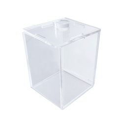 Organizador De Cotonetes em Acrílico Cristal