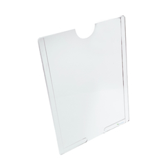 Display de Parede para Folha A5 Vertical em Acrílico Transparente - loja online