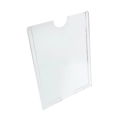 Display de Parede para Folha A5 Vertical em Acrílico Transparente - loja online