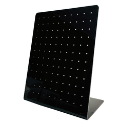 Expositor para brincos em acrílico preto para 120 brincos - comprar online