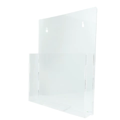 Display Porta Folhetos A4 Vertical Com Parafuso e Bucha