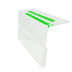 Display porta etiqueta de preço em acrílico cristal modelo G 5 Cm X 8 Cm - comprar online