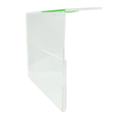 Display porta etiqueta de preço em acrílico cristal modelo G 8 Cm X 9 Cm - loja online