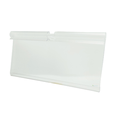 Display porta etiqueta de preço em PVC 11 cm x 3 cm - HPLASTICOS