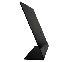 Expositor para brincos em acrílico preto para 120 brincos na internet