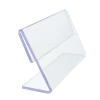 Display Transparente Porta Etiqueta de Preço Modelo L Nº 3 - loja online