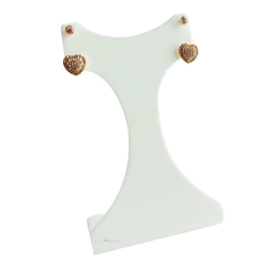 Imagem do Expositor de Brincos em Acrílico Branco Modelo Cauda