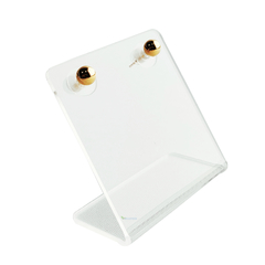 Display Porta Brinco Par Individual em Acrílico Cristal - HPLASTICOS
