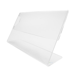 Imagem do Display Porta Folha Porta Retrato Acrilico Cristal A6 Horizontal