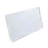 Display porta etiqueta de preço em acrílico cristal modelo U 3,5 Cm X 6,5 Cm