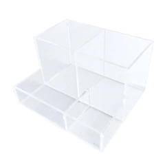 Organizador de Pincéis com Porta Exponjinha de Maquiagem Cristal - loja online