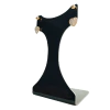 Expositor de Brincos em Acrílico Preto Modelo Cauda - comprar online