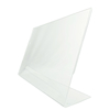 Display Em Acrílico Cristal Porta Folheto A4 Horizontal