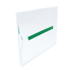 Display porta etiqueta de preço em acrílico cristal modelo U 7 Cm X 9 Cm - loja online