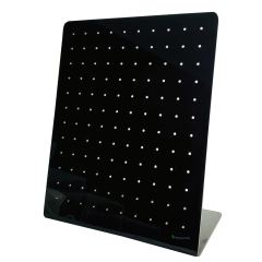 Expositor para brincos em acrílico preto para 120 brincos - HPLASTICOS