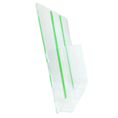 Display Porta Folhetos Para Parede A4 Vertical Com Fita na internet