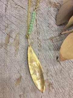 Imagen de collar acacio largo con cristales finos