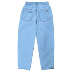 Calça Balão South Shore Bordada Jeans Azul Claro na internet