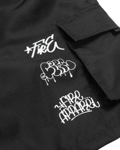 Imagem do Bermuda Fire Rip Stop Forrada Tag Collection (Preto)