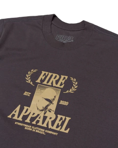 Camiseta Fire Gangster Drip (Chumbo) na internet