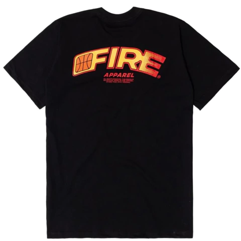 Camiseta Fire Retro Baska (Preto)