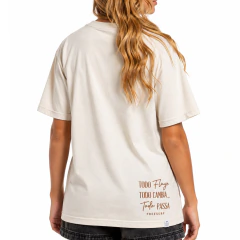 Camiseta Feminina Freesurf Cambia (Areia) - comprar online