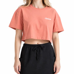 Cropped Feminina Volcom Slip Stone (Rosa) - Z42 boardshop