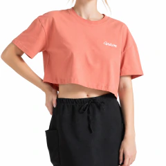 Cropped Feminina Volcom Slip Stone (Rosa)