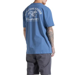 Camiseta Volcom Cross Cut (Azul Escuro) - comprar online