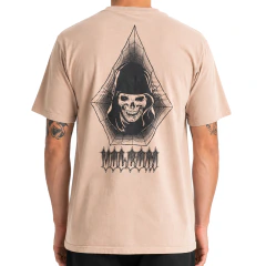 Camiseta Volcom Gamma Doom (Bege)