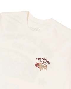 Camiseta Fire Premium Hoop Classic (Off White) - Z42 boardshop