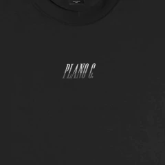 Camiseta Plano C “Logo Gradient" (Preta) na internet