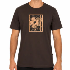 Camiseta Billabong Link (Marrom Escuro)