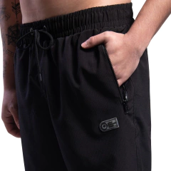 Bermuda LRG Stacked Short Preto - comprar online