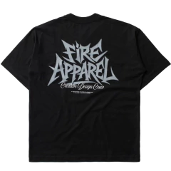Camiseta Fire Oversized Sharp Letter