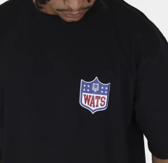 Camiseta Wats Star Cap (Preta) - Z42 boardshop