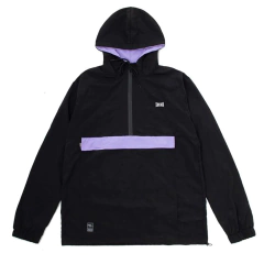 Corta Vento FIRE Anorak Taslan Square Logo (PretoLilás)