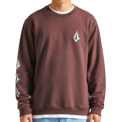 Moletom Careca Volcom Iconic (Vinho)