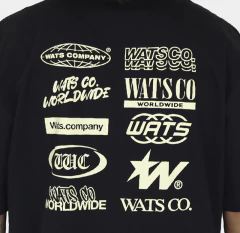 Camiseta Wats World Oversized (Preta) - loja online