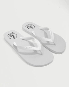 Chinelo Volcom Rocker (Branco) na internet