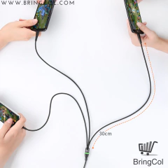 CABLE CON INDICADOR LED 3 EN 1 MCDODO - Bringcol