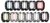 pulsera mijobs band 3 / 4 con agujeros combinadas - mi store